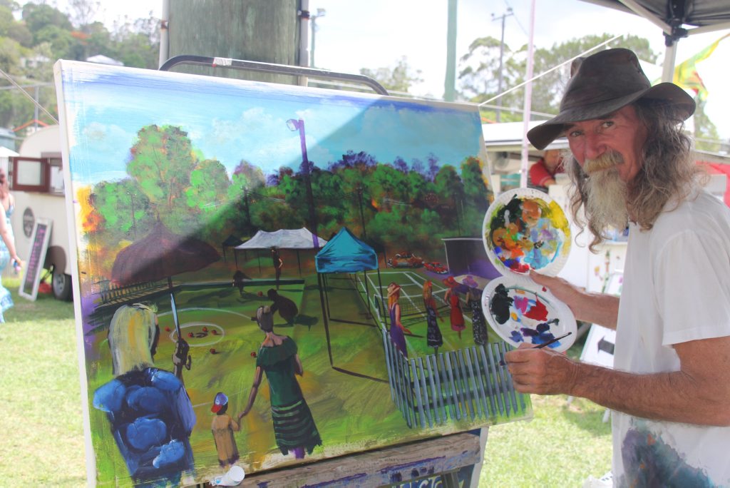 2014 Mary Valley Tomato Festival. Artist Bob Gammage. 2014 Mary Valley Tomato Festival. Artist Bob Gammage.